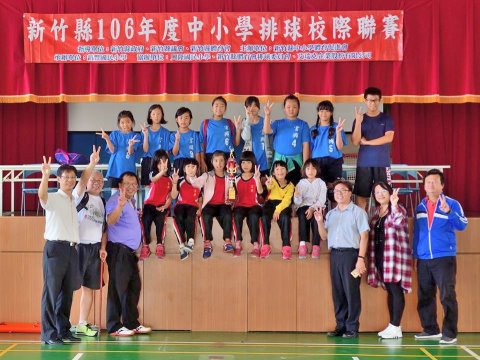 排球隊106排球聯賽五年級女生組第三名
